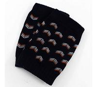 Summer Breathable Cotton Baby Elbow Baby Crawling Toddler Anti-Fall Knee Socks Children's Knee Pads (Black)
