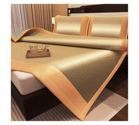 Summer Breathable Ice Silk Sleeping Mat With 2 Pillowcases And Slip Elastic Straps, Has A Soothing Aroma, Foldable Design For Hot Nights, Home Travel Use