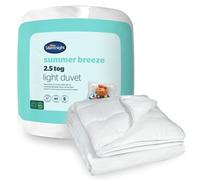 Silentnight Summer Breeze 2.5 Tog Double Duvet - Lightweight Low Tog Summer Duvet Quilt Ideal for Warm Nights and Hot Sleepers - Hypoallergenic and Machine Washable - Double - 200x200cm