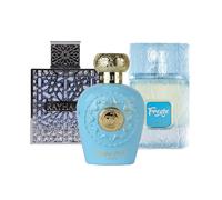 Summer Bundle - RiFFS Freeze Extrait De Parfum 100ml Spray & Rayhaan Aquatica Eau De Parfum 100ml Spray & Lattafa Opulent Dubai Eau De Parfum 100ml Sp