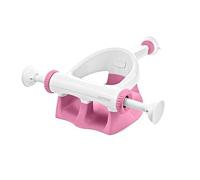 Summer by Ingenuity My Bath Seat for Baby Sitting Bath, Secure Suction Cups, Backrest for Assisted Sitting, Easy Setup and Storage, Pink