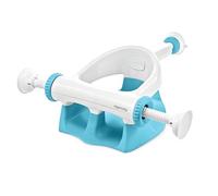 Summer by Ingenuity My Bath Seat for Sit-Up Baby Bathing, Sure & Secure Suction Cups, Backrest for Assisted Sitting, Easy Setup & Storage, Aqua