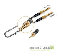 Summer Cable 3.5mm Plug Jack Cable Patch Cable 2x Adapter to 6.3mm | CIHM