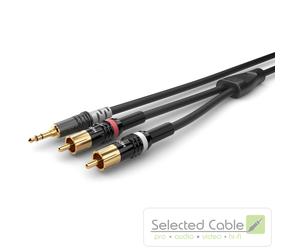Summer Cable Basic+ 30cm Minijack to RCA Instrument Cable | HBP-3SC2-0030