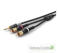 Summer Cable Basic+ 6m Minijack Stereo to 2x RCA Cable | HBP-3SC2-0600