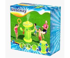 Summer Cactus Fun Water Sprinkler and Sprayer Toy Inflatable Outdoor Play