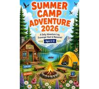 Summer Camp Adventure 2026: A Fun Activity Book for Kids | Ages 6-12 | Daily Prompts | Scavenger Hunts | Memory Pages | Campfire Songs & Creative Activities