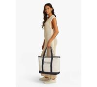 Summer Canvas Tote Bag Ecru/Navy