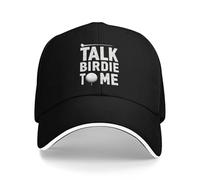 Summer Caps Talk Birdie to Me Golf Retro Trendy Mens Baseball Cap Washed Cotton Baseball Hat for Outdoor Outdoor Ladies