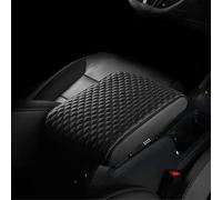 Summer Car Armrest Cushion Ice Silk Memory Foam Mat Booster Universal Center Seat Box For Sedan Suv Truck(Black)