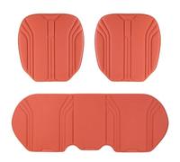 Summer Car Seat Cushion for Atlas SUV (Teramont) 2016-2024 2025 2026, Breathable Latex Cooling Pad, Non-Slip Seat Cover Interior Accessories Chair Protector,Orange