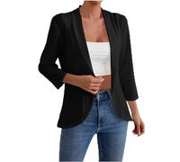 Summer Cardigans for Women UK Cropped Eyelet 3/4 Sleeve Hollow Open Front Cardigan Tops Shrugs Jumper Dressy Shawl Shrugs Ruffle Cardigans Womens Tops for Dress Summer Evening Wedding Party
