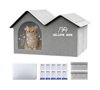 Summer Cat House,Comfortable Leak-Proof Cave | Ice Pack Cooling Pet House - for Small Medium Kitten Puppy Hot Weather Apartment Balcony Patio Garden Vacation