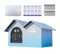 Summer Cat House - Leak Proof Aluminum Foil 45x35x37cm | Cooling Cat Cave With Ice Pack Support | Breathable Pet Shelter For Cats Kittens Puppies In Hot Weather Apartment Balcony Use