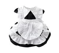Summer Cat Princess Black Anime Maid Small Pet Fancy Clothes Dog Evening Dress Dog Dress Luxury Pet Clothes