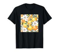 Summer citrus lemon orange Mediterranean art T-Shirt