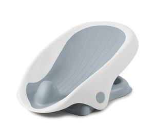 Summer Clean Rinse Baby Bather (Gray) Bath Support for Use on The Counter, in The Sink or in The Bathtub, Has 3 Reclining Positions and Soft, Quick-Dry Material Use from Birth Until Sitting Up