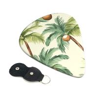 Summer Coconut Tree Guitar Pickfor Pickups For Acoustic Electric Guitar Bass Ukulele
