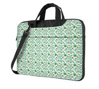 Summer Coconut Tree Print Stylish Laptop Bag Ultra-Thin Portable Single-Shoulder Notebook Case Daily Commutes