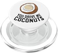 Summer Coconut You Drive Me Coconuts PopSockets PopGrip for MagSafe