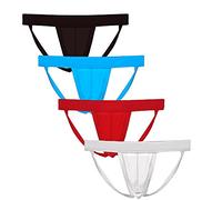 Summer Code Men's Athletic Supporter Performance JockStrap Elastic Waistband Underwear