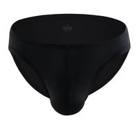 Summer Code Men's Low Rise Hip Briefs Ice Silk Bikini Underwear Panties | Ultra-Thin Sweat Absorbing Panties, Semi Translucent, for Hot Summer Daily Commute