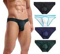 Summer Code Mens Sexy Micro Mesh Briefs Soft Breathable Bulge Pouch Underwear