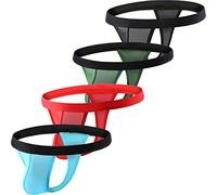 Summer Code Mens Sheer Mesh Thong T-Back Sexy See Through Underwear, 4-pack Assorted, L