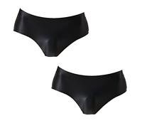 Summer Code Mens Sissy Panties Stretchy Silky Glossy Bikini Brief Underwear | Soft Lingerie Underpants, Comfortable Silky Touch Fabric, for Hot Summer Daily Commute Party