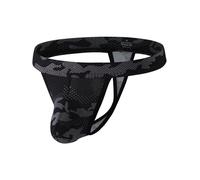 Summer Code Men's Thong Camo G-String Bulge Enhancing Pouch Panties | Micro Mesh Bikini Underwear, Cool Breathable Moisture Wicking, Tagless, 4 Way Stretch, for Hot Summer Daily Gym Workout
