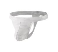 Summer Code Men's Thong Camo G-String Underwear Bulge Enhancing Pouch Panties Comfort Men Bikini, White, XXL