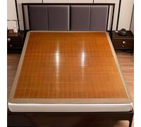 Summer Cooling Bamboo Mat, Double-Sided Sleeping Mattress, King Size Breathable Bedding, Smooth Surface Floor Mat for Bedroom (90x190cm/35x75in)