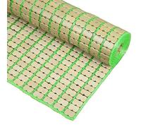 Summer Cooling Bamboo Mattress Topper - Breathable Air Conditioning Pad for Beds Sofas & Office Chairs - Soft Mahjong Cushion 80x80 cm - Enhances Sleep Comfort & Quality