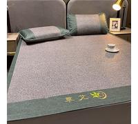 Summer Cooling Bamboo, Sleeping Mat Foldable, Double Sided Bamboo mat, Easy Care, Indoor Roll-up Runner Rug Cooling Bed for Bedroom, Living Room, Home School Dormitory(Color B,120 * 200cm)