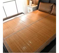 Summer Cooling Pad Mattress - Foldable Bamboo Mat for Comfortable Sleep Breathable Temperature Regulation Perfect for Hot Weather and Travel