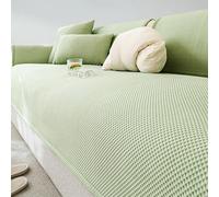 Summer Cooling Seat Pad Ice Silk - Non-Slip Scratch Proof Washable Cushion Cover with 3D Cooling Beads for Couch Sofa Settee Cover Slipcover 1-4 Seater L Shape Corner Sectional(Color 4,70 * 210cm)