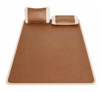 Summer Cooling Sleeping Mat, Natural Bamboo Bed Pad & Foldable Rattan Mattress Topper, Traditional Chinese Sleeping Pad For Hot Sleepers, Twin Queen King Size(150cmx200cm)