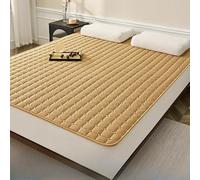 Summer Cooling Sleeping Mattress Mat - Quilted Ice Silk Cooling Mattress Pad, Double Sided Bed Cover Breathable Fiber with Elastic Straps Washable for Hot Sleepers Tatami Bed Use (#2,200x220cm)
