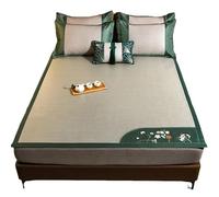 Summer Cooling Sleeping Pad Foldable Rattan Ice Silk Mat Breathable Cold Sleeping Mat for Hot Weather 90x195cm Portable Summer Essential