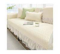 Summer Cooling Sofa Cover NonSlip Sofa Protector CatResistant Couch Slipcover for 2/3/4 Seats (Beige 90 x 240cm) Durable & Stylish Furniture Shield