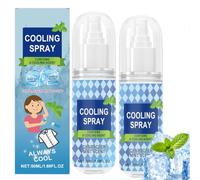 Summer Cooling Spray,Cooling Mist Spray for Hot Weather,Face & Body Sprays for Women with Hydrating Face Mist, Cool Sprays for Summer to Keep Refreshing Feeling,Coolings Face Mist，2PCS