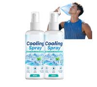Summer Cooling Spray for Face and Body, Cooling Mist Spray For Hot Weather, After Sun Soothing Hydrating Mist, Refreshing Body for Instant Cool & Comfortable (50+50ml)