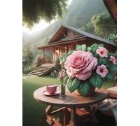 Summer Cottage 120 Piece Jigsaw Puzzles for Adults, Colourful, Challenging & Brainteasing Adult puzzles 120 Pieces Garden, Fun jigsaws for The Whole Family 10x8 inch