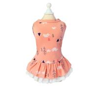 Summer Cotton Cat Dress Skirt Cute Pineapple Cherry Print Pet Clothes Dresses for Cats sphynx Dog