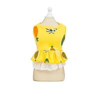 Summer Cotton Cat Dress Skirt Cute Pineapple Cherry Print Pet Clothes Dresses for Cats sphynx Dog