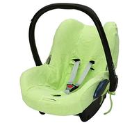 Summer Cover fits Maxi COSI Cabriofix CAR SEAT Washable Cotton Towelling (Green)