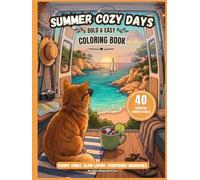 Summer Cozy Days: Bold & Easy Coloring Book (Quiet Moments Press)