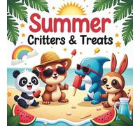 Summer Critters & Treats Coloring Book: Fun Cute Animals & Yummy Summer Treats to Color for Kids Ages 4-9