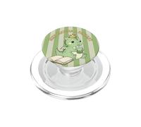 Summer Cute Kawaii Dragon Bookish Green Fun Tea Matcha PopSockets PopGrip for MagSafe