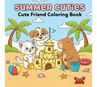 Summer Cuties: Coloring Book for Adults & Teens Featuring Adorable Animal Friends